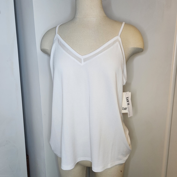 Bar III White V-Neck Camisole - Picture 1 of 3